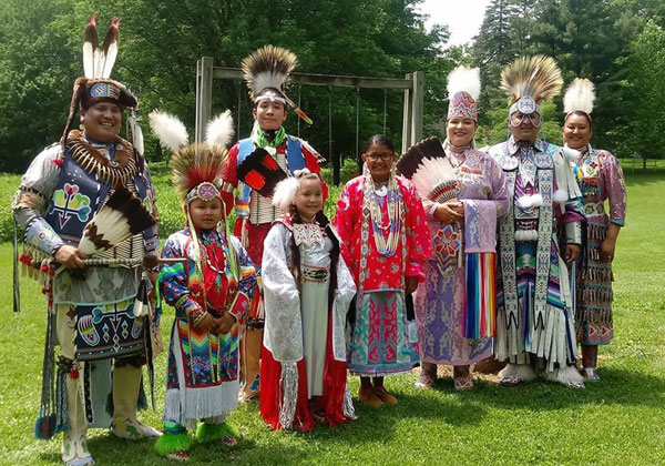 learning about Native American culture at the park